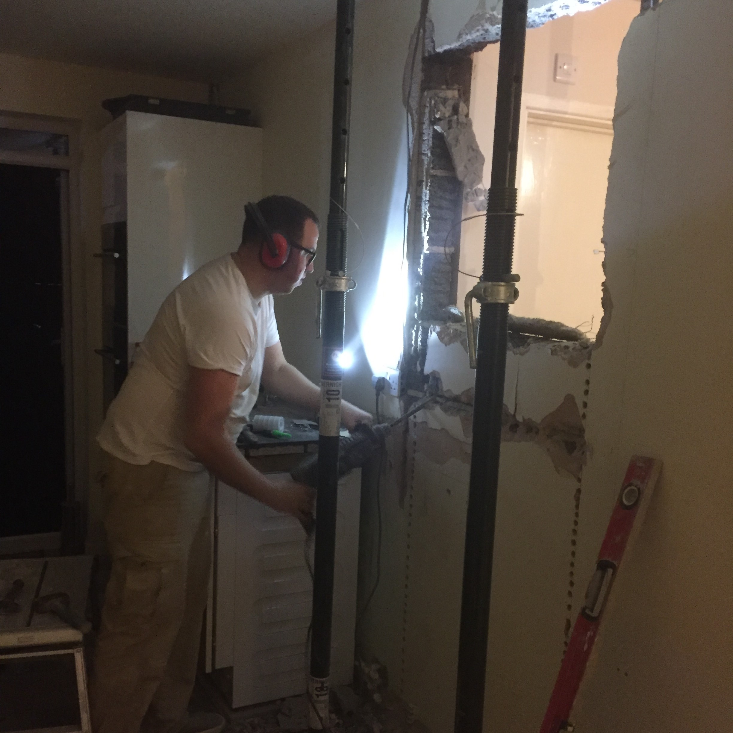 JB Doing knock through